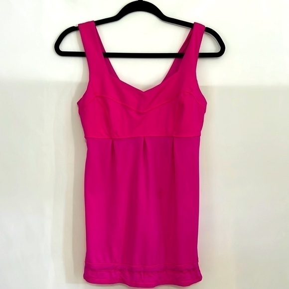 lululemon athletica Tops - Lululemon Fuschia Pink Workout Top
Shirt Camisole Size 6